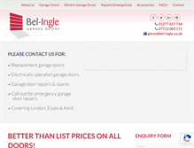 Tablet Screenshot of bel-ingle.com